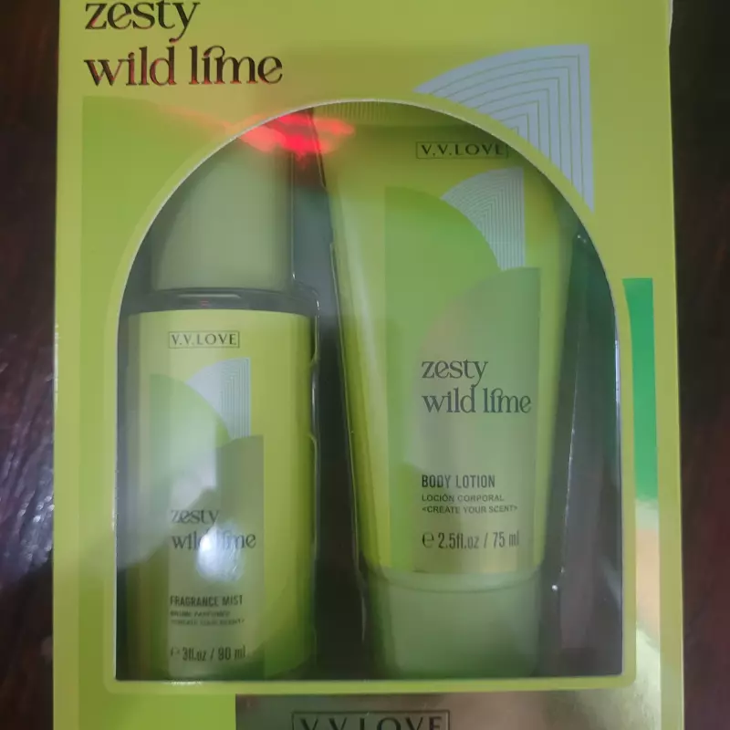 Zesty wildfire lime: set de fraganci