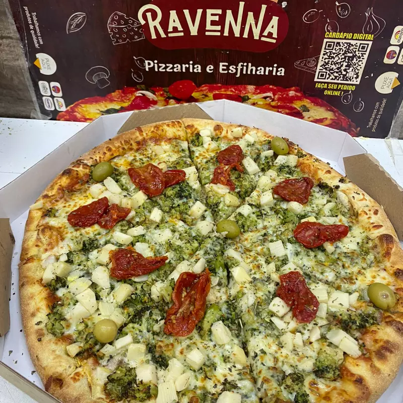 PIZZA BRÓCOLIS COM TOMATE SECO