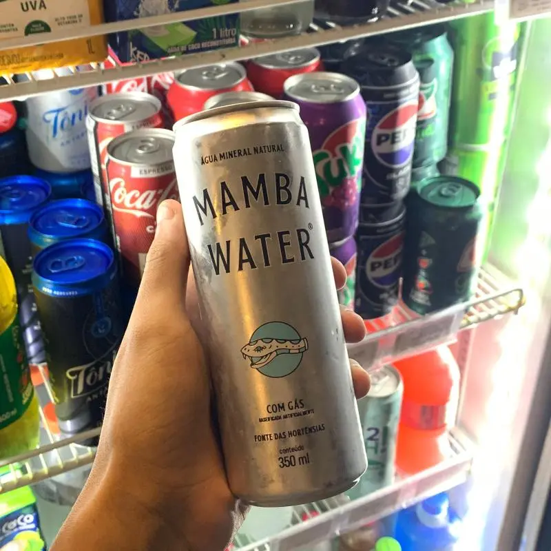 AGUA COM GAS MAMBA WATER LATA