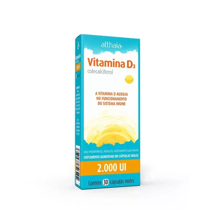 Vitamina D3 2000Ui 30 Cap Gel