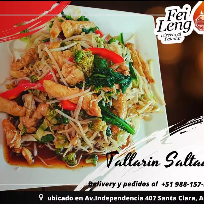 Tallarín Saltado de Pollo