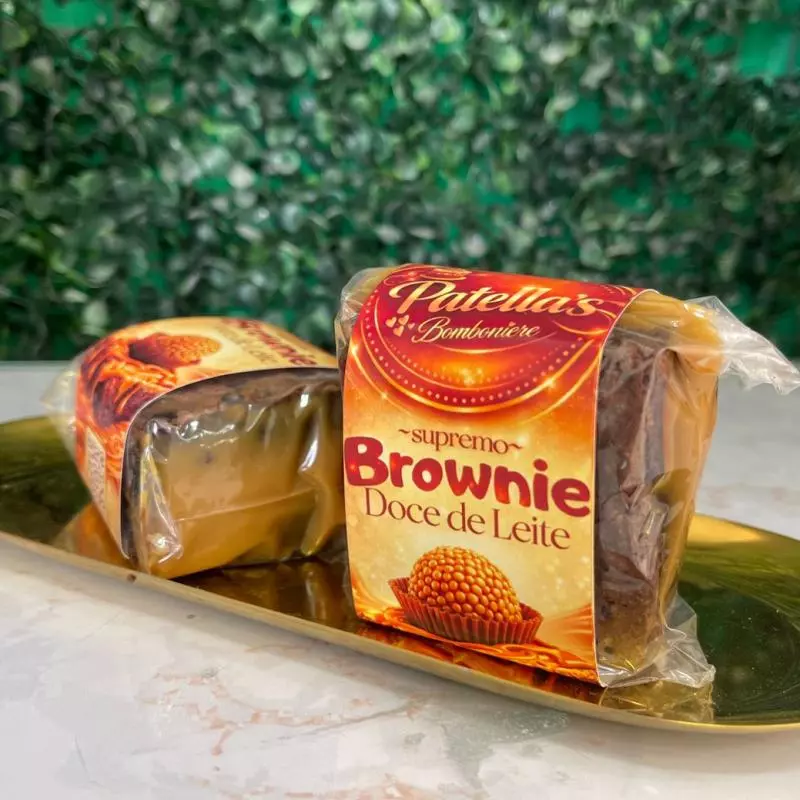 Brownie doce de leite