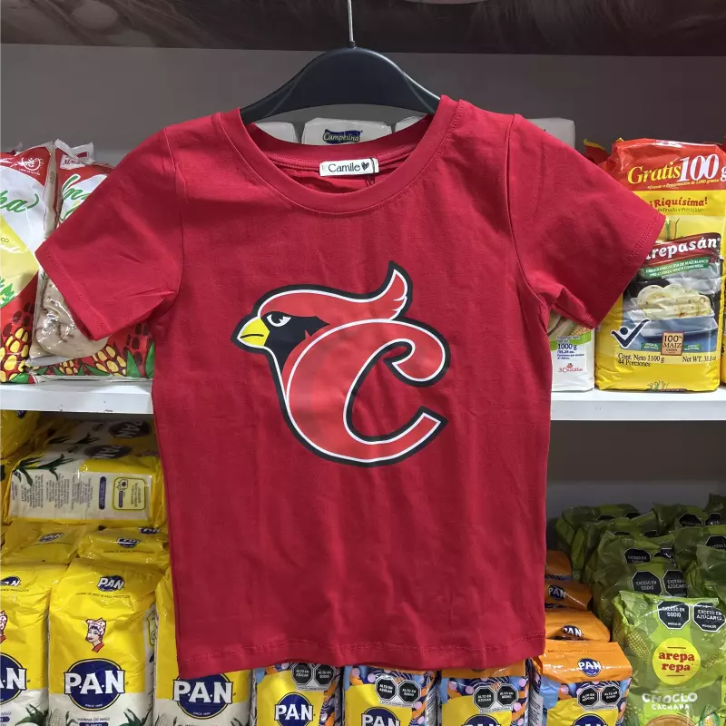 Top cardenales rojo standard