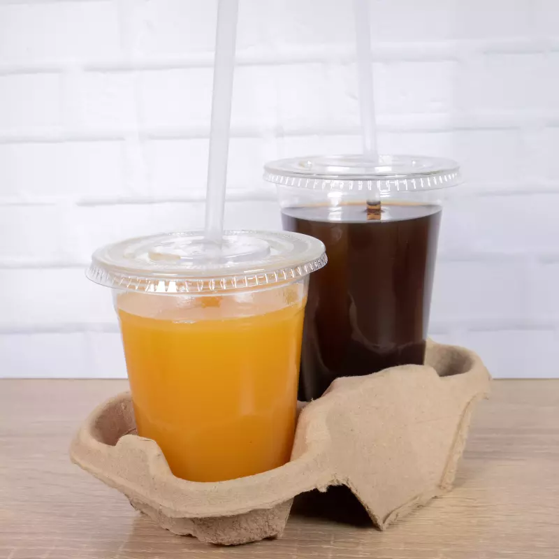 Vaso PET tapa Plana 12 oz