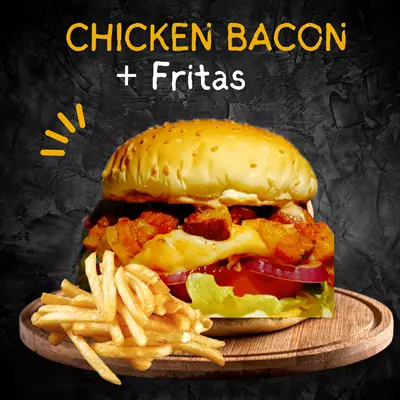 CHICKEN BACON + FRITAS (P)