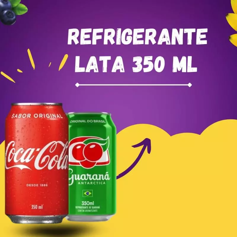 Refrigerante lata 350 ml