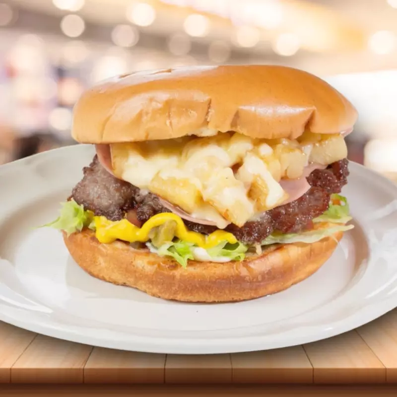 Hamburguesa Hawaiana