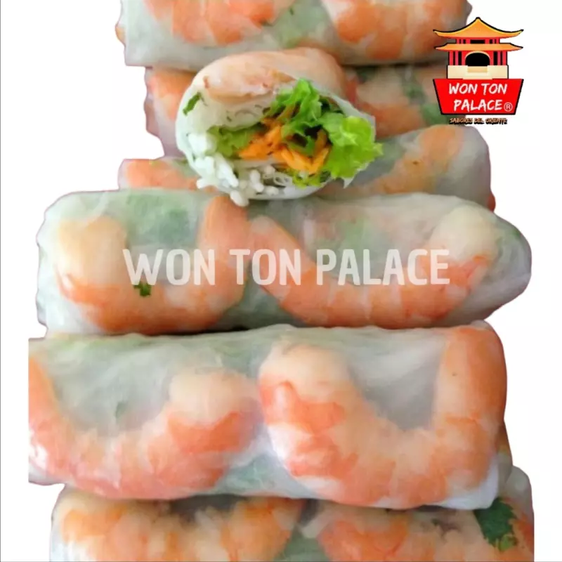 ROLLOS DE SEDA DE CAMARONES