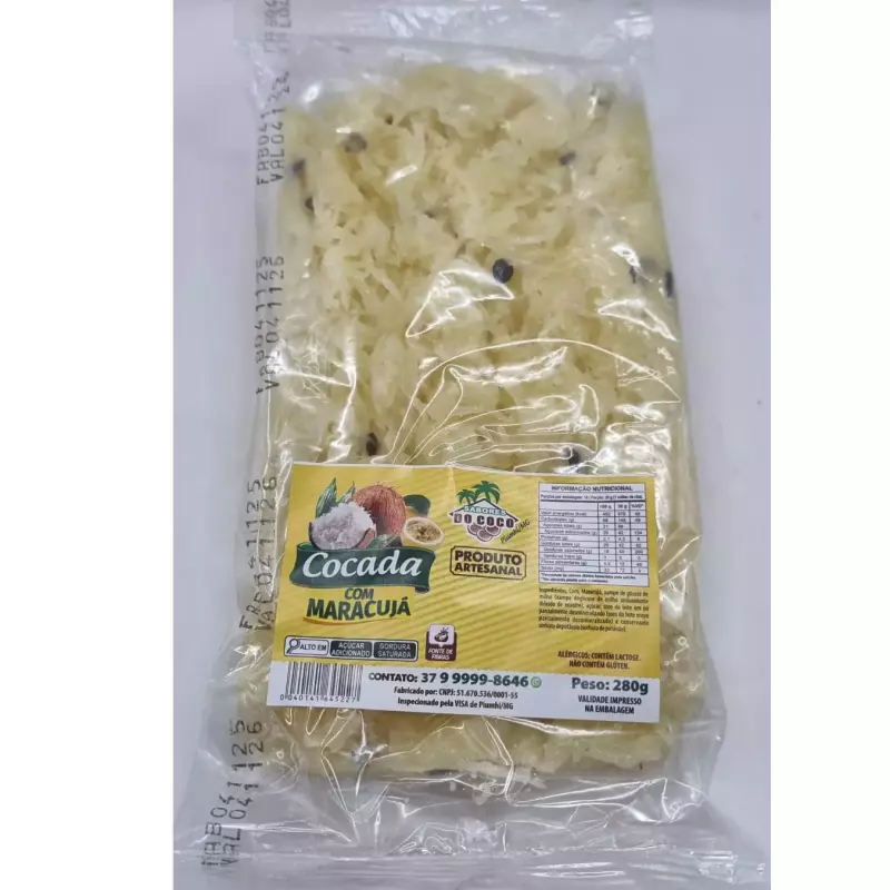 1828 - COCADA BARRA MARACUJA 280G