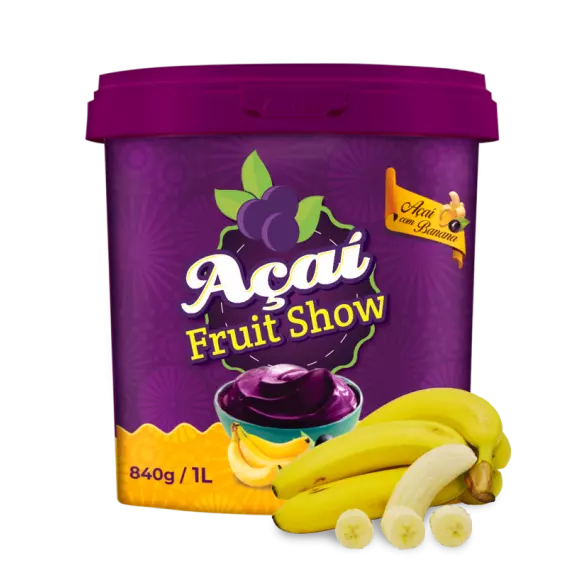 1L Açaí c/ Banana Fruit Show