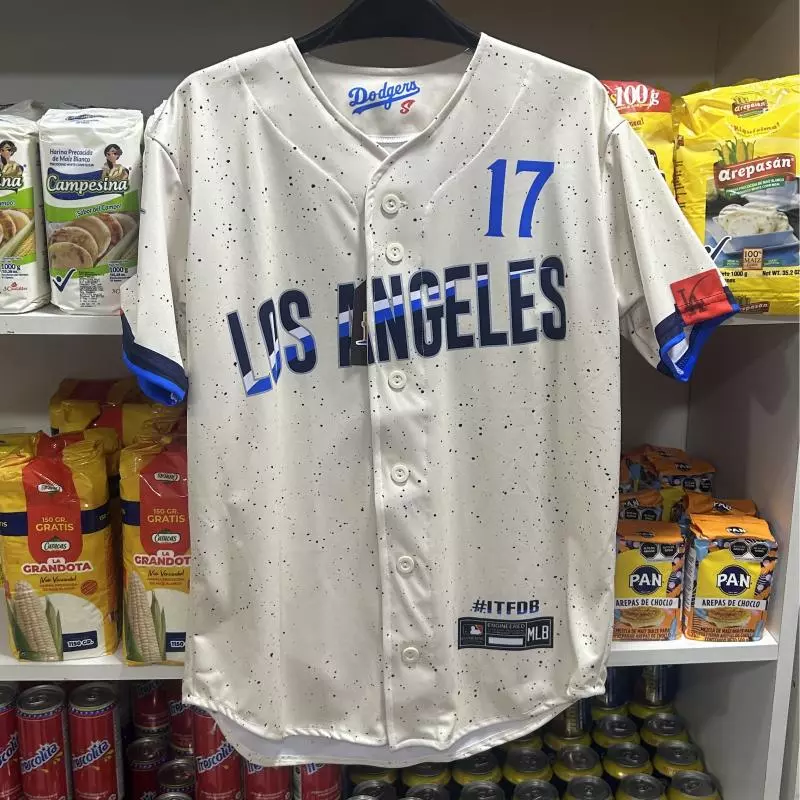 Camisa dodgers beige