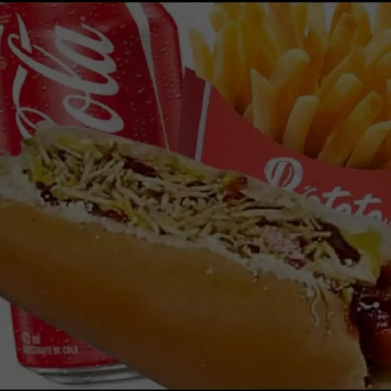 Cachorro quente+batata (p) coca lata
