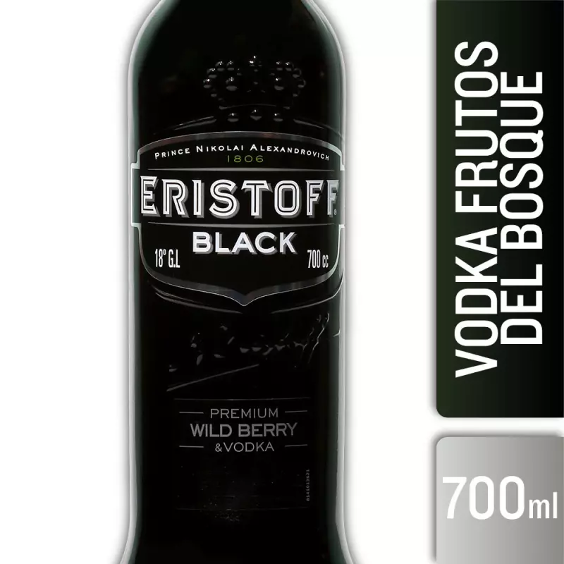 ERISTOFF BLACK VODKA SPIRIT DRINK