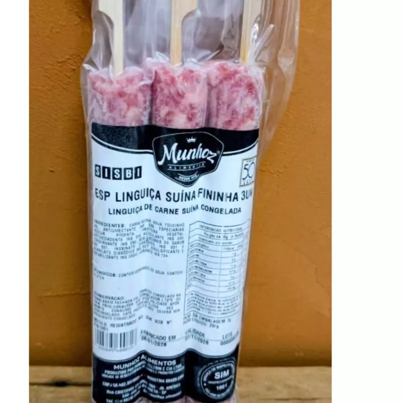 ESPETO LINGUICA FININHA 290g