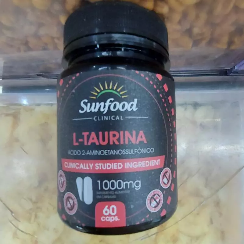 L Taurina 1000g 60 Cps. Sunfood