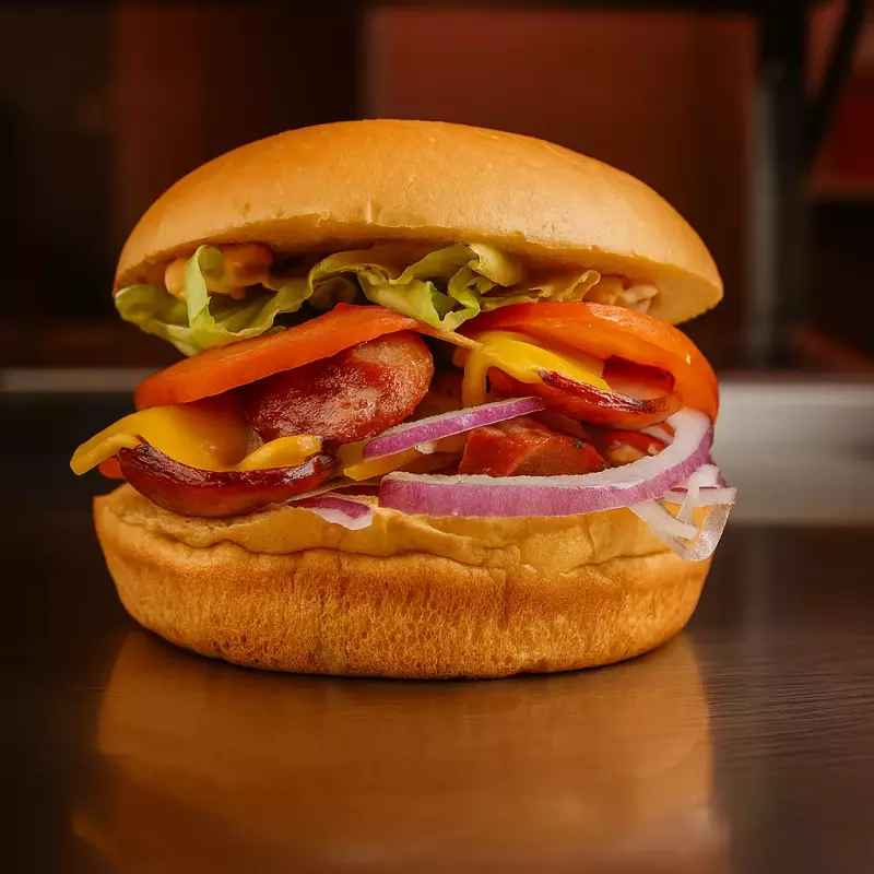 BURGUER CALABRESA + FRITAS (P)