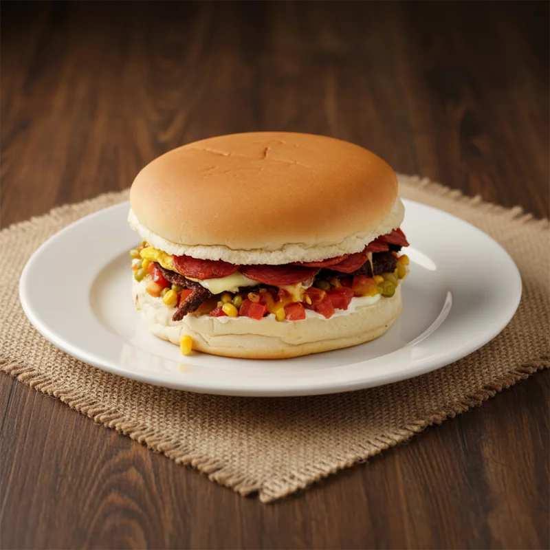 BACON C/CHEDDAR E HAMBURGUER