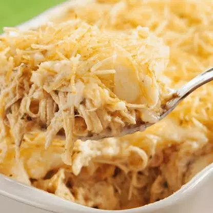 Fricassê de Frango com Batata Palha