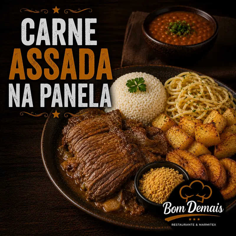 CARNE ASSADA NA PANELA