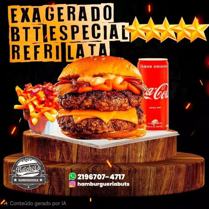Exagerado, Batata P ESP, Refri Lata