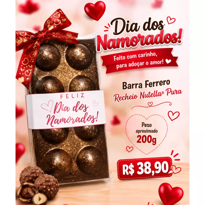 Barra Ferrero - Nutella Pura ❣️