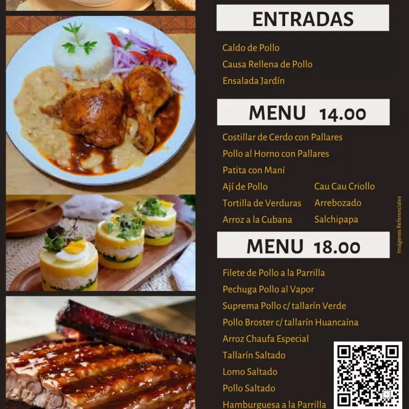 Menú 18.00 soles