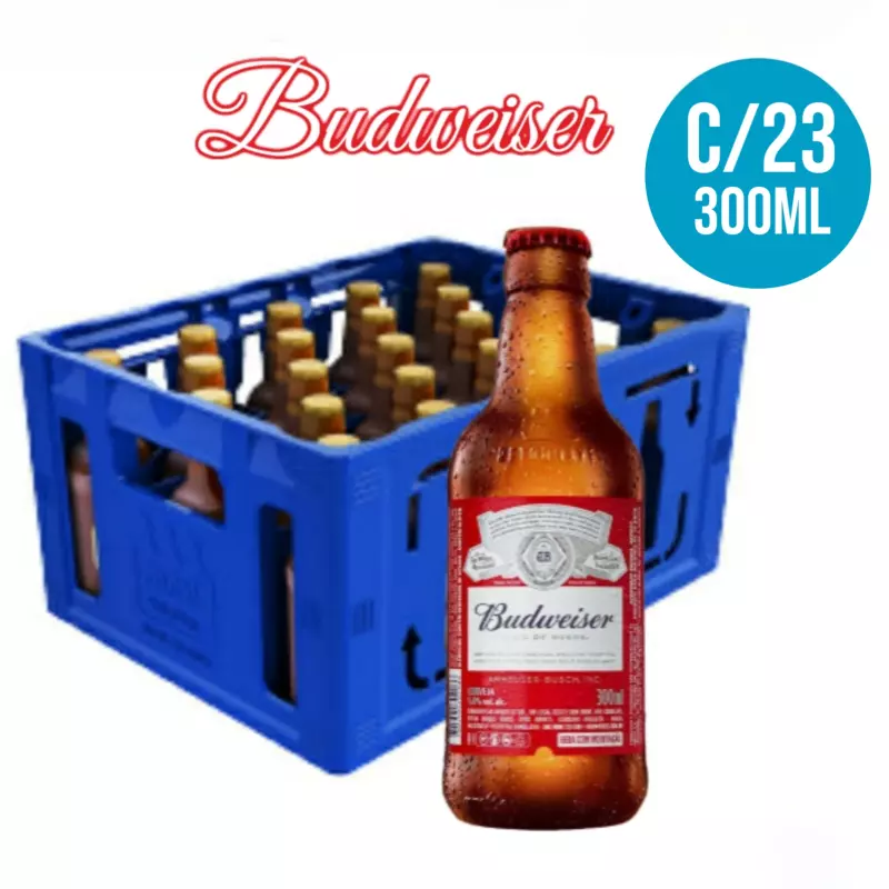 Caixa C/23 Budweiser 300ml
