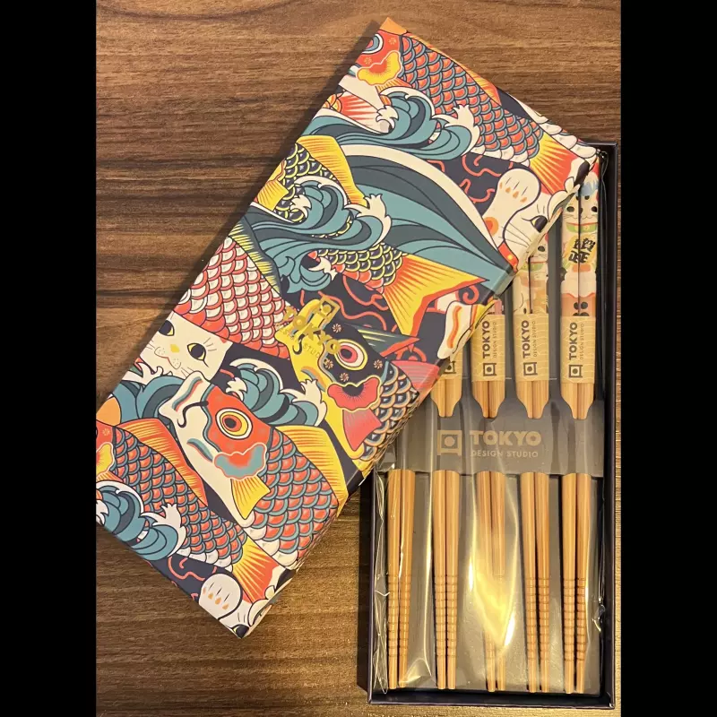 Chopsticks Set Goldfish 5 pares