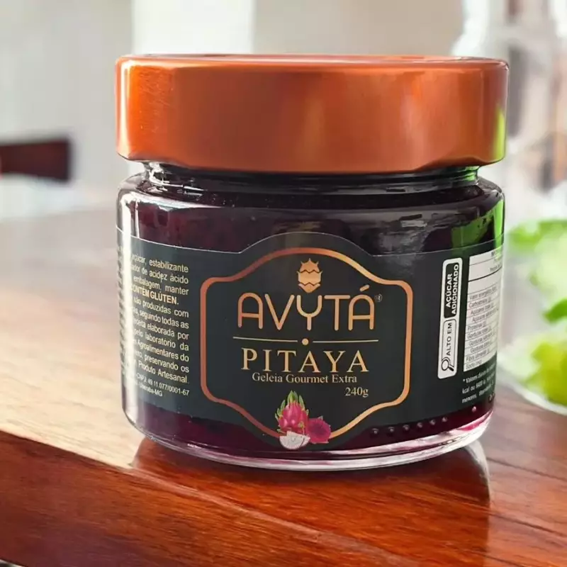 Geleia gourmet sabor pitaya