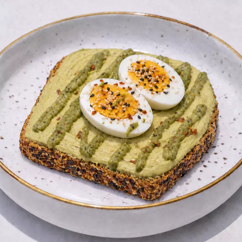 Tostada De Aguacate y Huevo