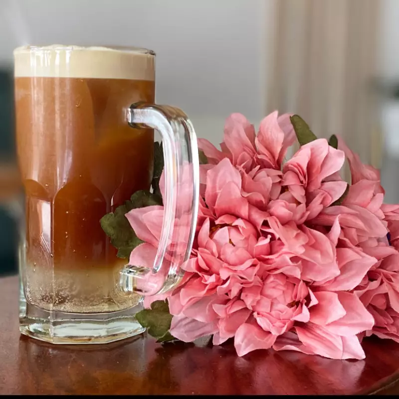 Americano Frío espumoso con vainilla