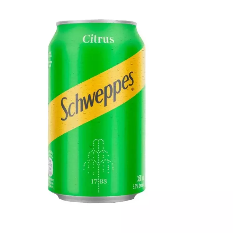 Schweppes lata