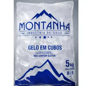 Saco de Gelo em cubos - 5kg