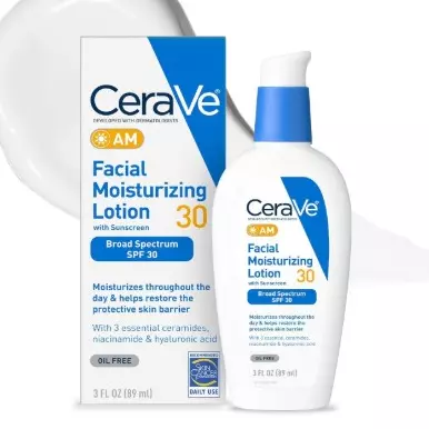 Loción hidratante facial AM CeraVE
