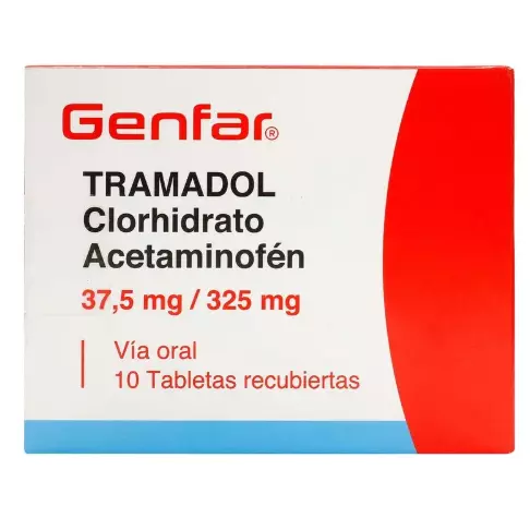ACETAMINOFEN / TRAMADOL 10 TABLETAS
