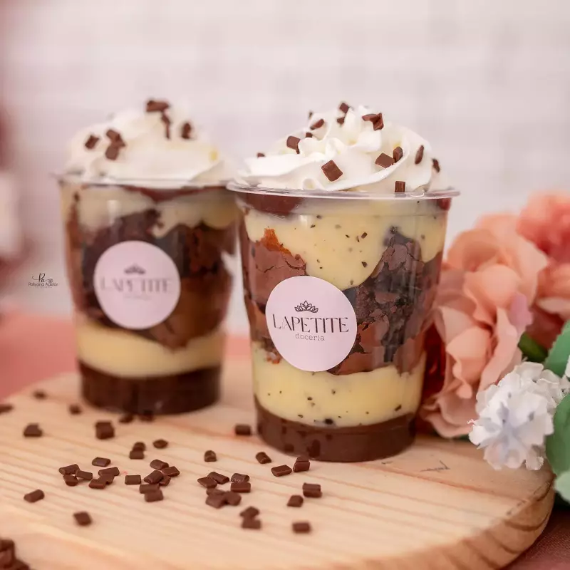 Copo da felicidade de maracujá