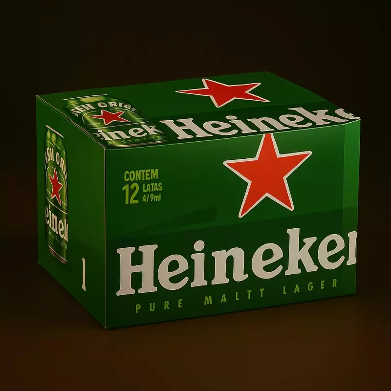 Heineken latão (caixa c/ 12 unidades