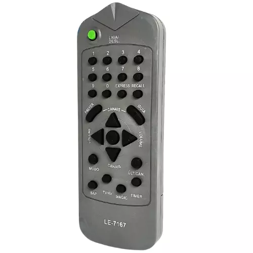 CONTROLE PHILCO TV TUBO LE-7167