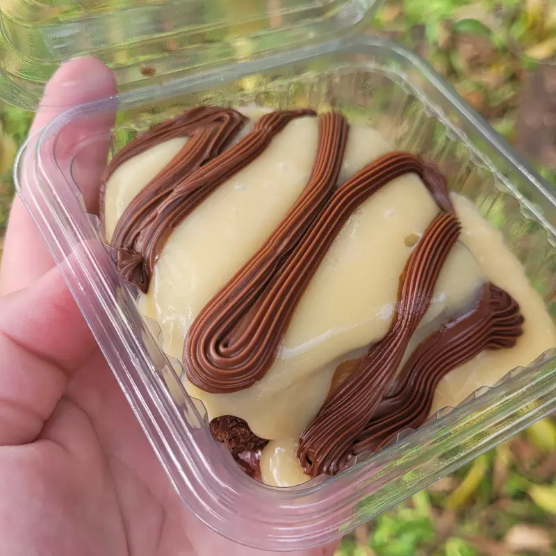 Brownie Ninho com Nutella