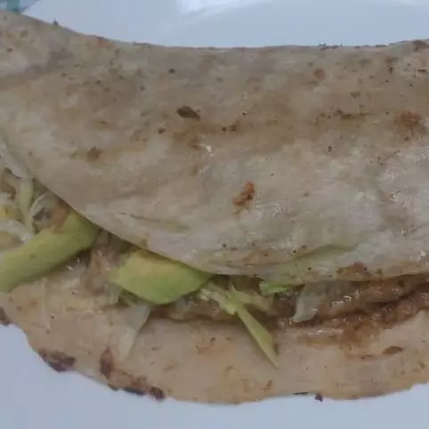 Burrito de Chicharron en Salsa Verd