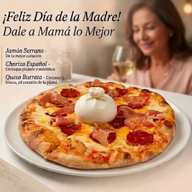 Pizza personal 6 porciones