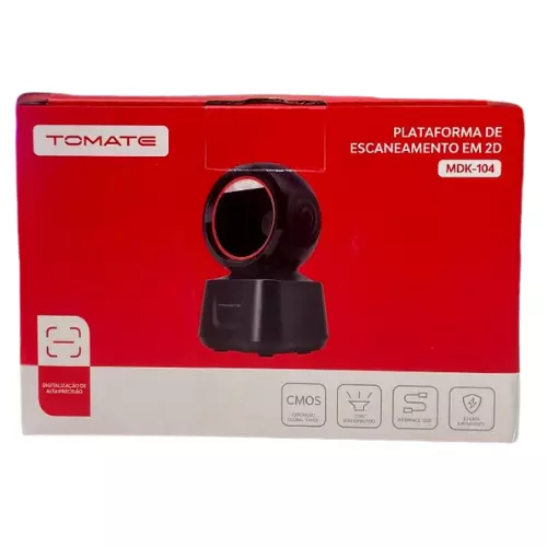 LEITOR QR E BARRAS TOMATE MDK-104
