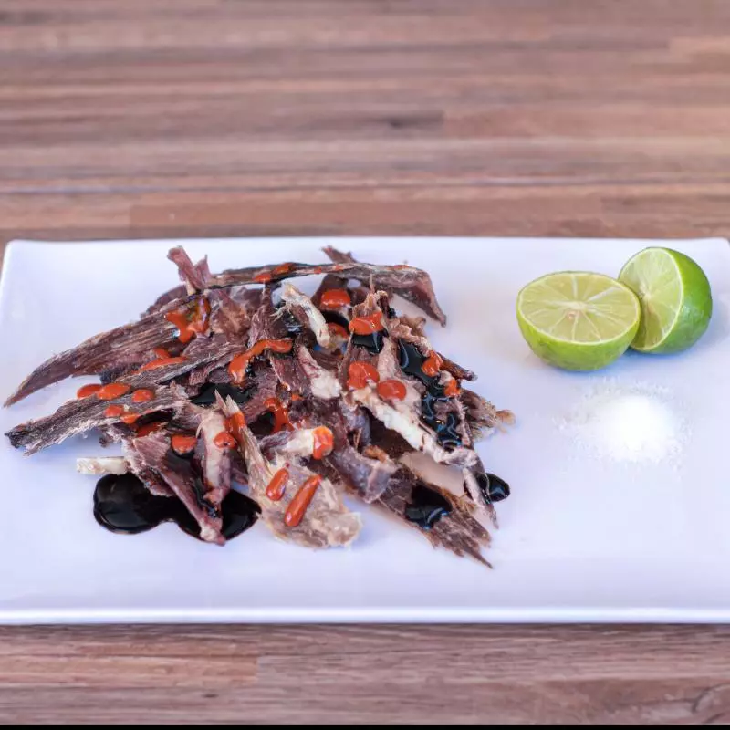 Carne seca preparada