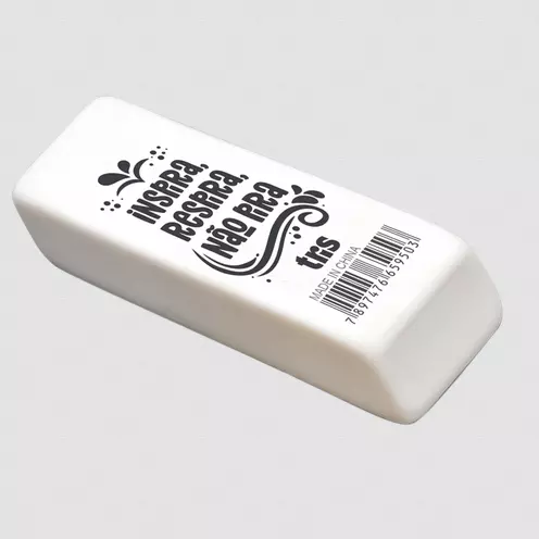 Borracha Soft Branca  TRIS