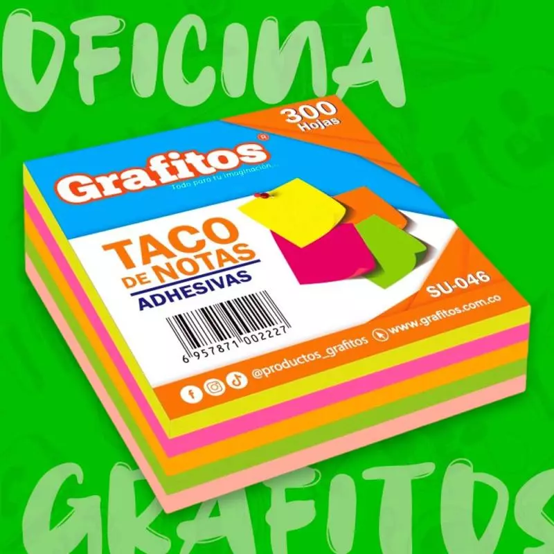 TACO ADHESIVO X300 HOJAS