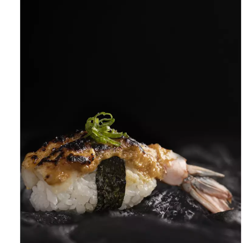 NIGUIRI LANGOSTINO FUEGO THAI3u🌶️