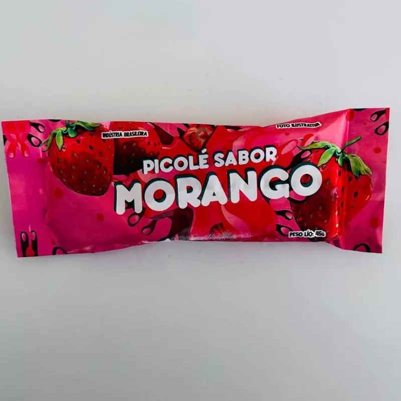 Picolé de Morango