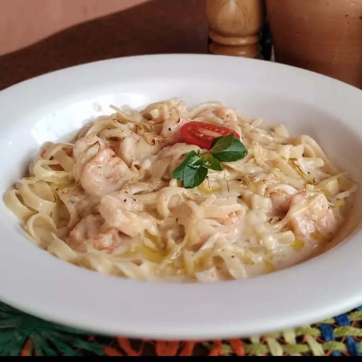 Tagliarini Camarão 4 Queijos