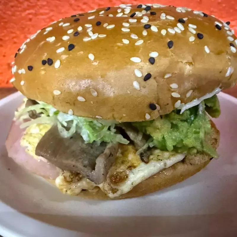 Hamburguesa de Arrachera