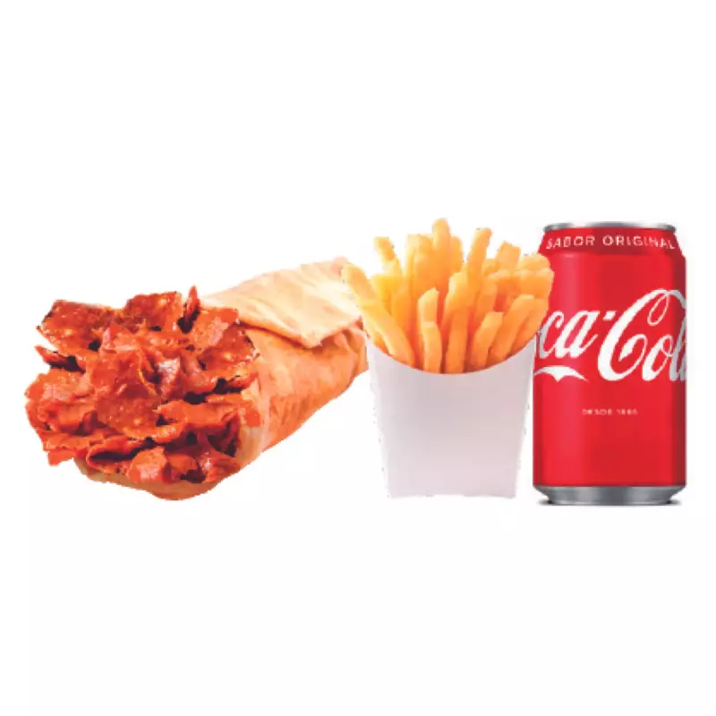 MENÚ KEBAB SOLO CARNE TAMAÑOS